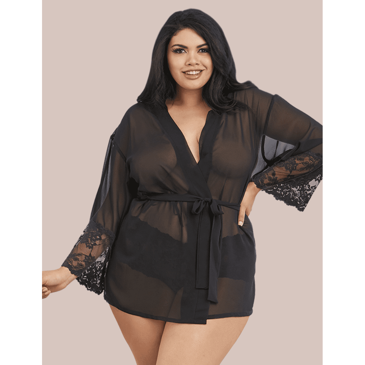 Endless Seduction - Robe & Booty Shorts Lingerie - VALGINA.com