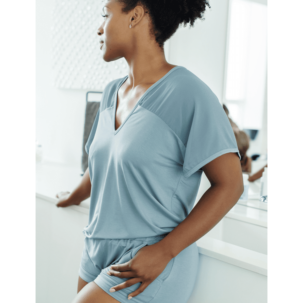 Euforia - Sol Boyshorts - Bamboo Pajama - IN STOCK - 3 LEFT! - VALGINA.com