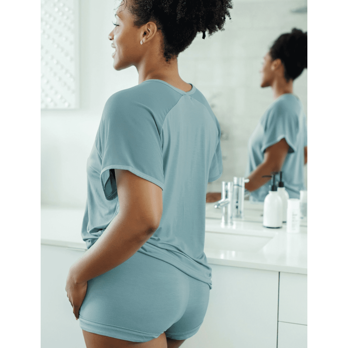 Euforia - Sol Boyshorts - Bamboo Pajama - IN STOCK - 3 LEFT! - VALGINA.com