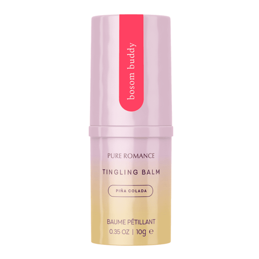 Bosom Buddy flavored nipple and lip balm by Pure Romance