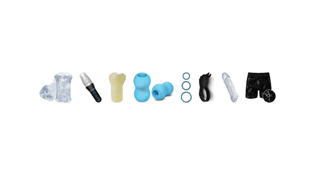 Best sex toys for men - Trifecta, Male Rose Pro 3D, Glow Job, Mini Double Bubble, Silicone Ring Set, Dark Knight, A Little More and The Big Bang - VALGINA.com
