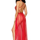 Enchanted Bloom Teddy with Removable Tulle Skirt Lingerie - Red Mosaic - VALGINA.com