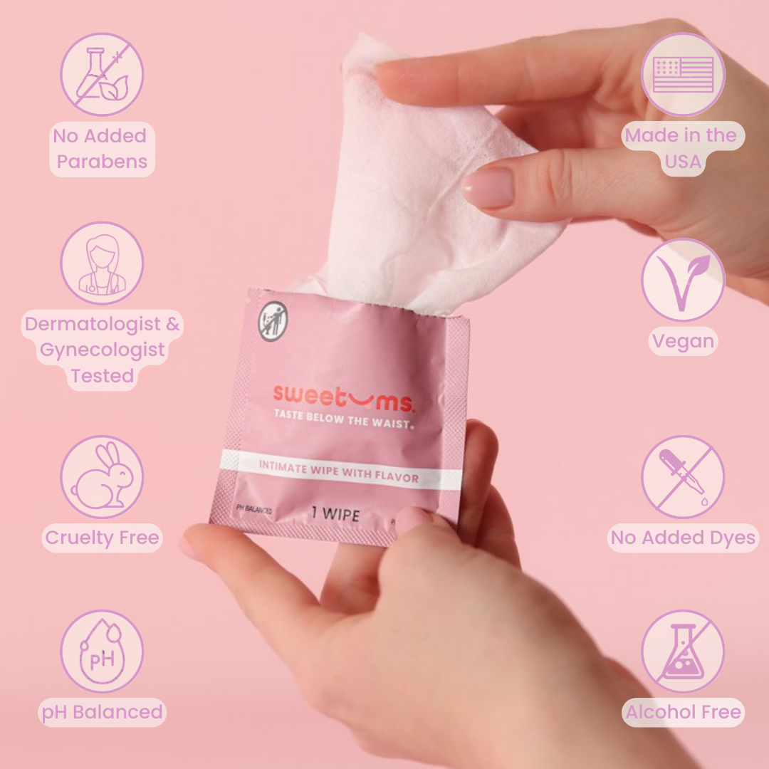 Grape Flavored Intimate Feminine Wipes Beauty Christmas