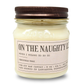 On The Naughty List, Where I Belong, Ho Ho Ho - Funny White Elephant Gift - 8oz Soy Wax Candle - VALGINA.com