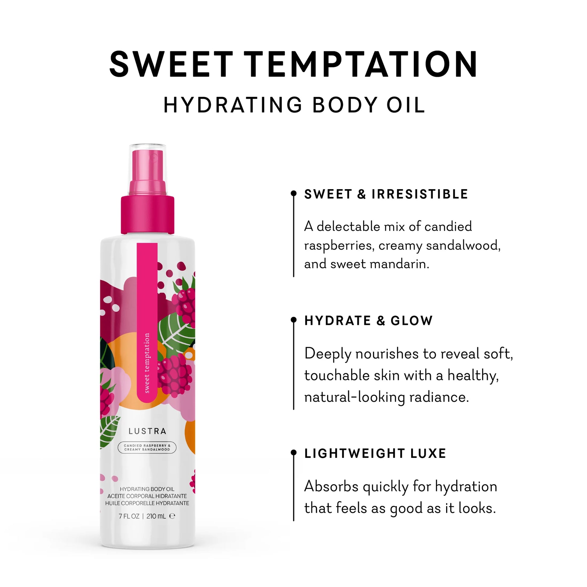 lustra body dew sweet temptation sweet temptation pure romance www.VALGINA.com 