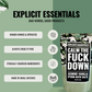 Sweary Bath Salts for Stress Relief – Premium Epsom Salt Soaks (12oz Bag) - Funny - 4 Different Scents