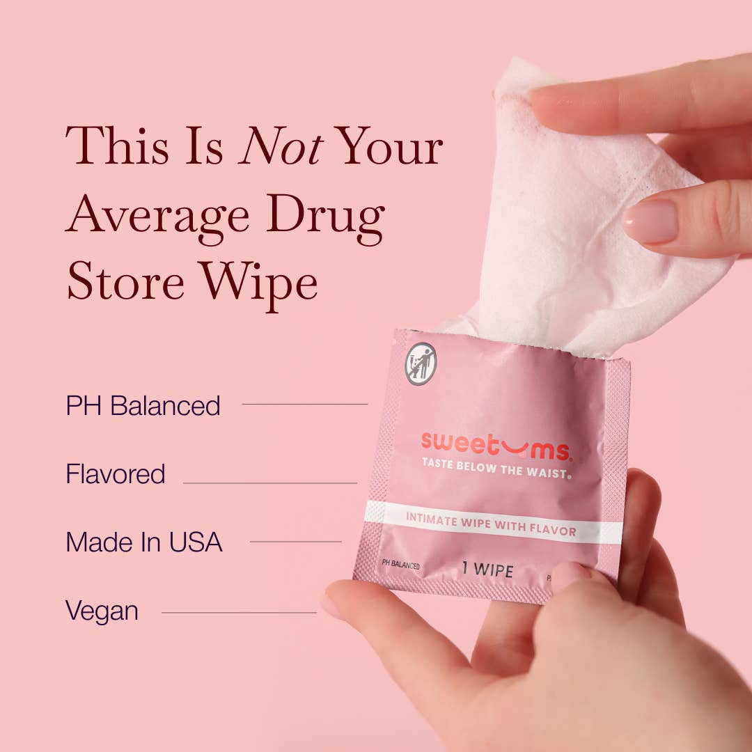 Grape Flavored Intimate Feminine Wipes Beauty Christmas