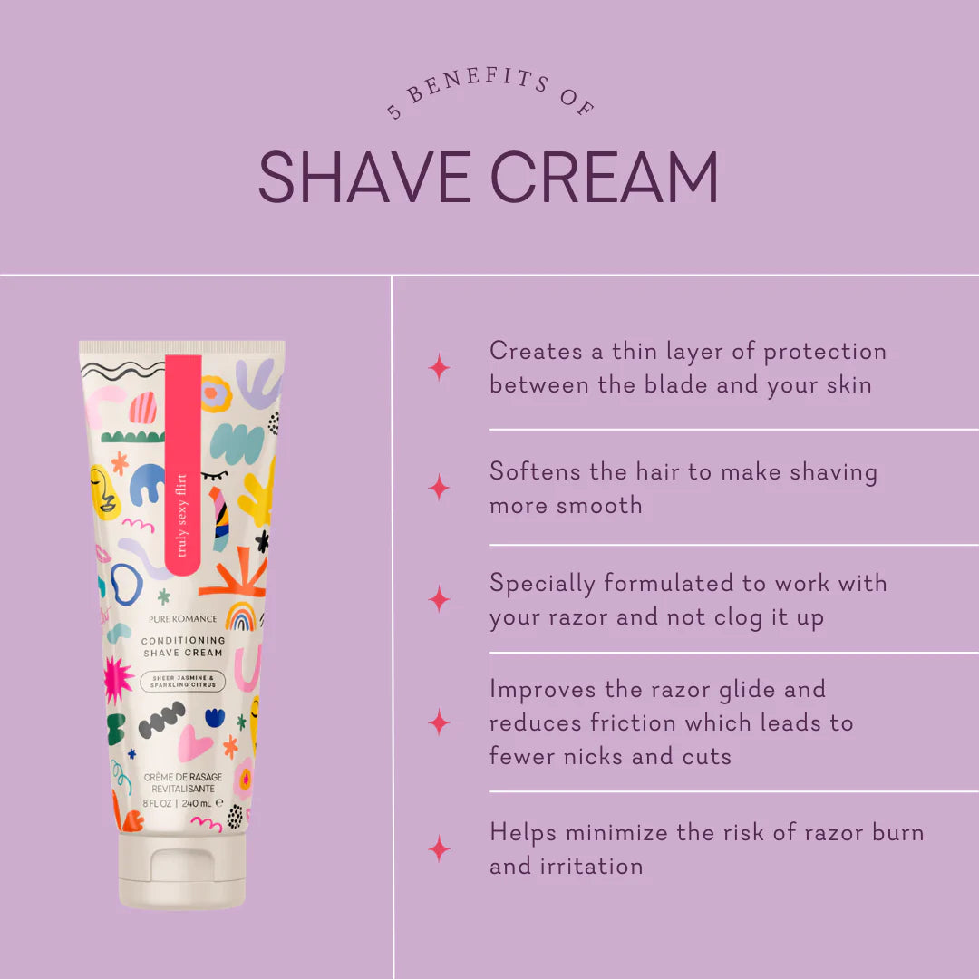 Coochy Vuluxe Conditioning Shave Cream - Truly Sexy Flirt  - IN STOCK - 6 LEFT! - Pure Romance