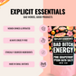 Sweary Bath Salts for Stress Relief – Premium Epsom Salt Soaks (12oz Bag) - Funny - 4 Different Scents