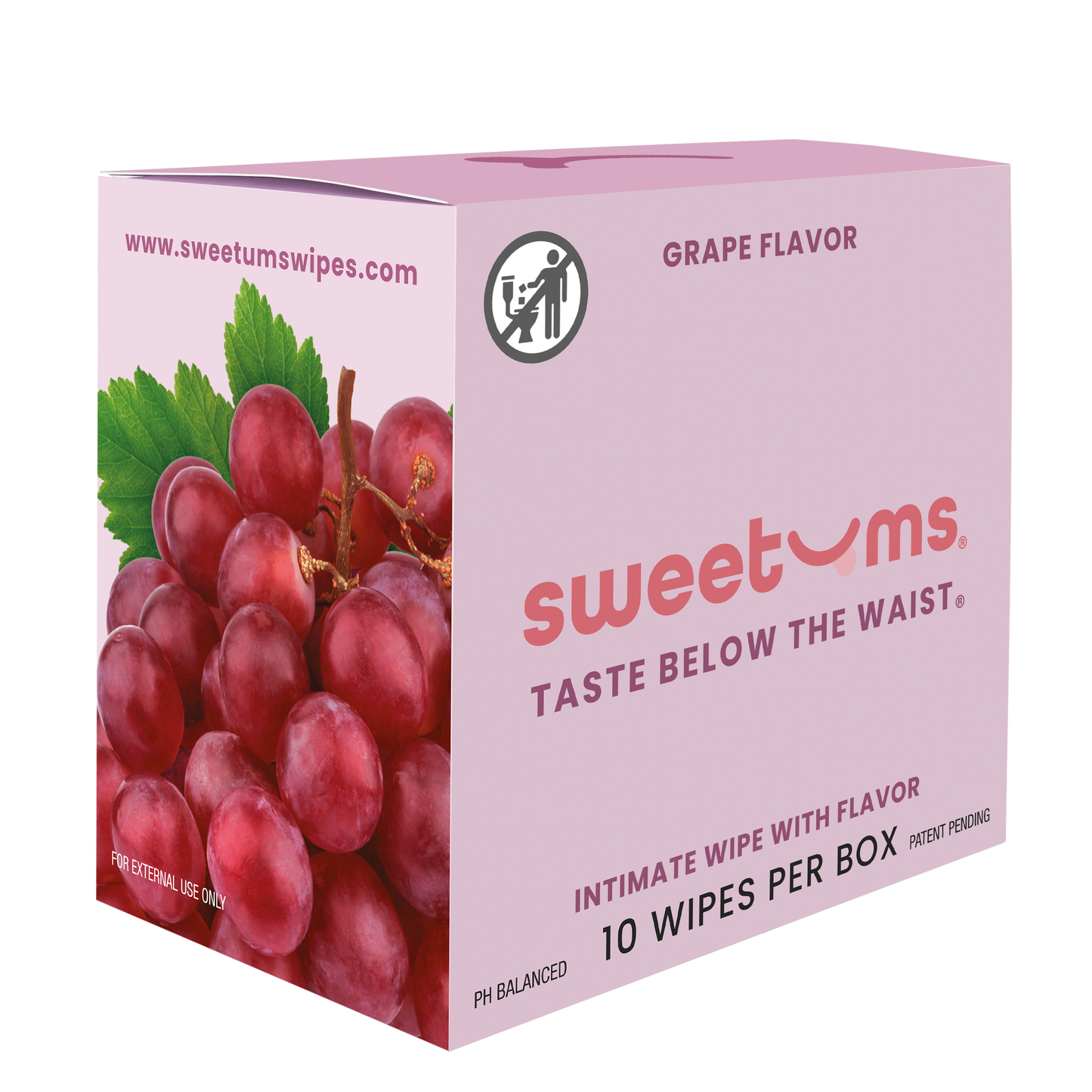 Grape Flavored Intimate Feminine Wipes Beauty Christmas