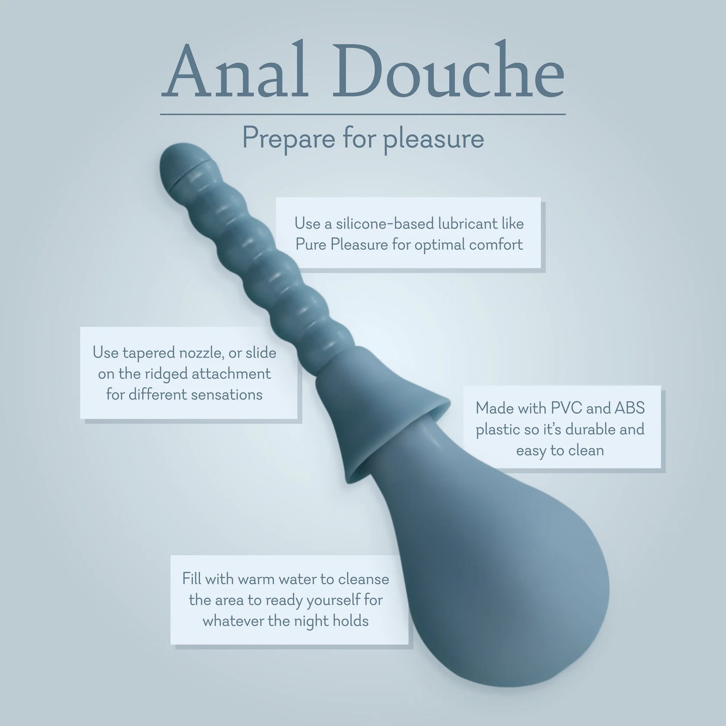 Anal Douche - IN STOCK - 2 LEFT! - Pure Romance