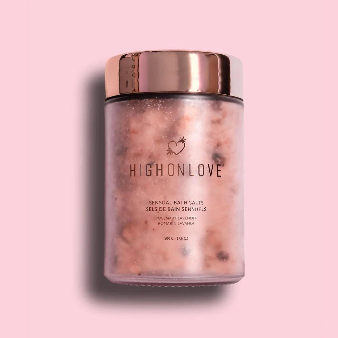 Hemp Bath Salts - Luxurious Rose & Lavender Soak with Hemp Seed Oil - NEW! www.VALGINA.com 