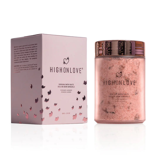Hemp Bath Salts - Luxurious Rose & Lavender Soak with Hemp Seed Oil - NEW! www.VALGINA.com 