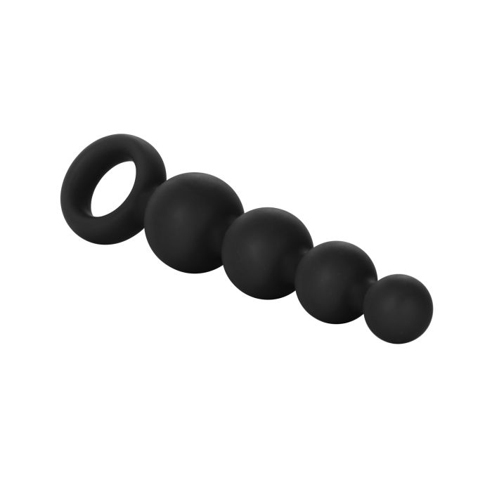 Beginner anal beads www.VALGINA.com Calexotics Silicone Booty Beads - Black