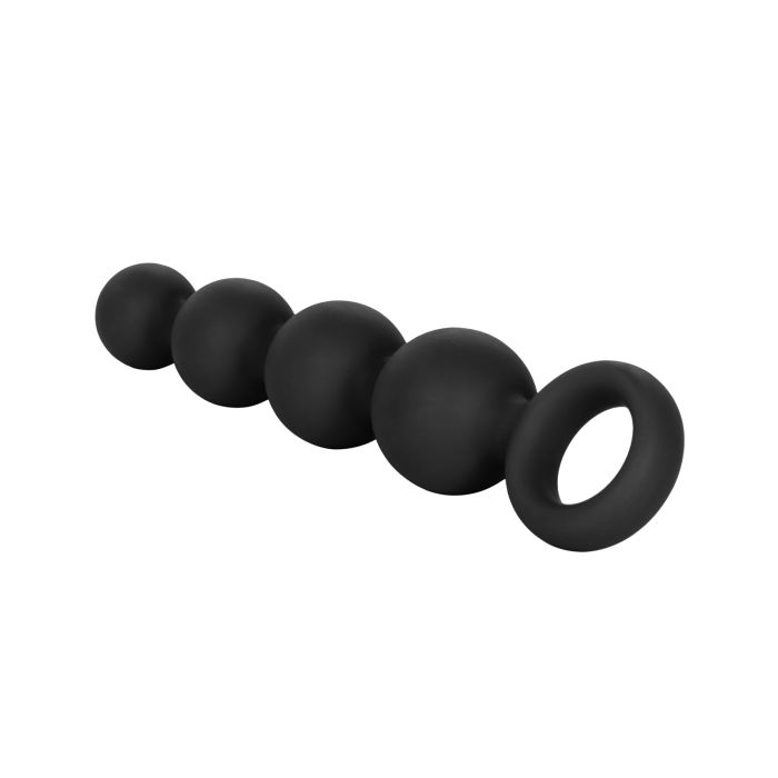 Beginner anal beads www.VALGINA.com Calexotics Silicone Booty Beads - Black