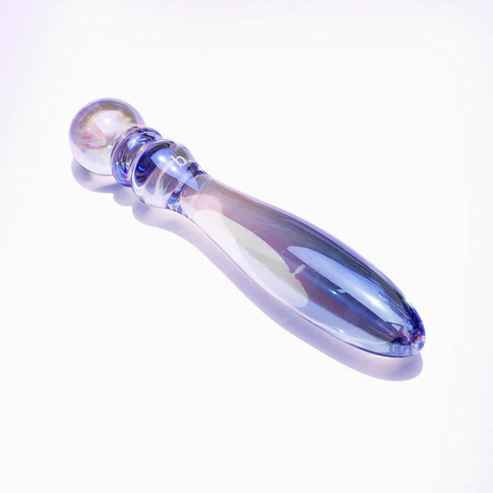 Biird Cecii glass dildo bead texture detail - ValGina.com