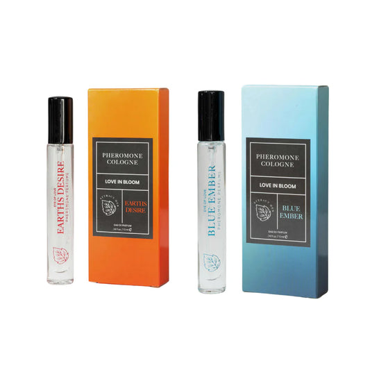 Bloom - Earths Desire & Blue Ember - Male Pheromone Colognes - Eye of Love