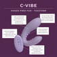 C-VIBE - Remote Controlled Couples Toy - Real Feel Technology - 6 LEFT! - VALGINA.com