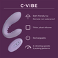 C-VIBE - Remote Controlled Couples Toy - Real Feel Technology - 6 LEFT! - VALGINA.com