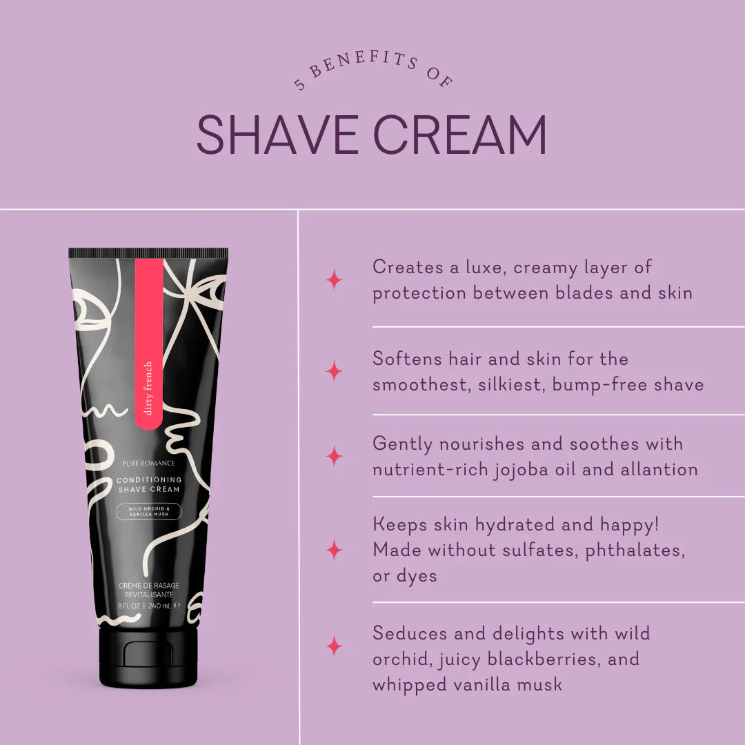 Coochy Vuluxe Conditioning Shave Cream - Dirty French - IN STOCK - 1 LEFT! - Pure Romance