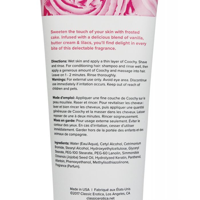 COOCHY Shave Cream - Frosted Cake / Pink Cupcake, 7.2 oz - VALGINA.com