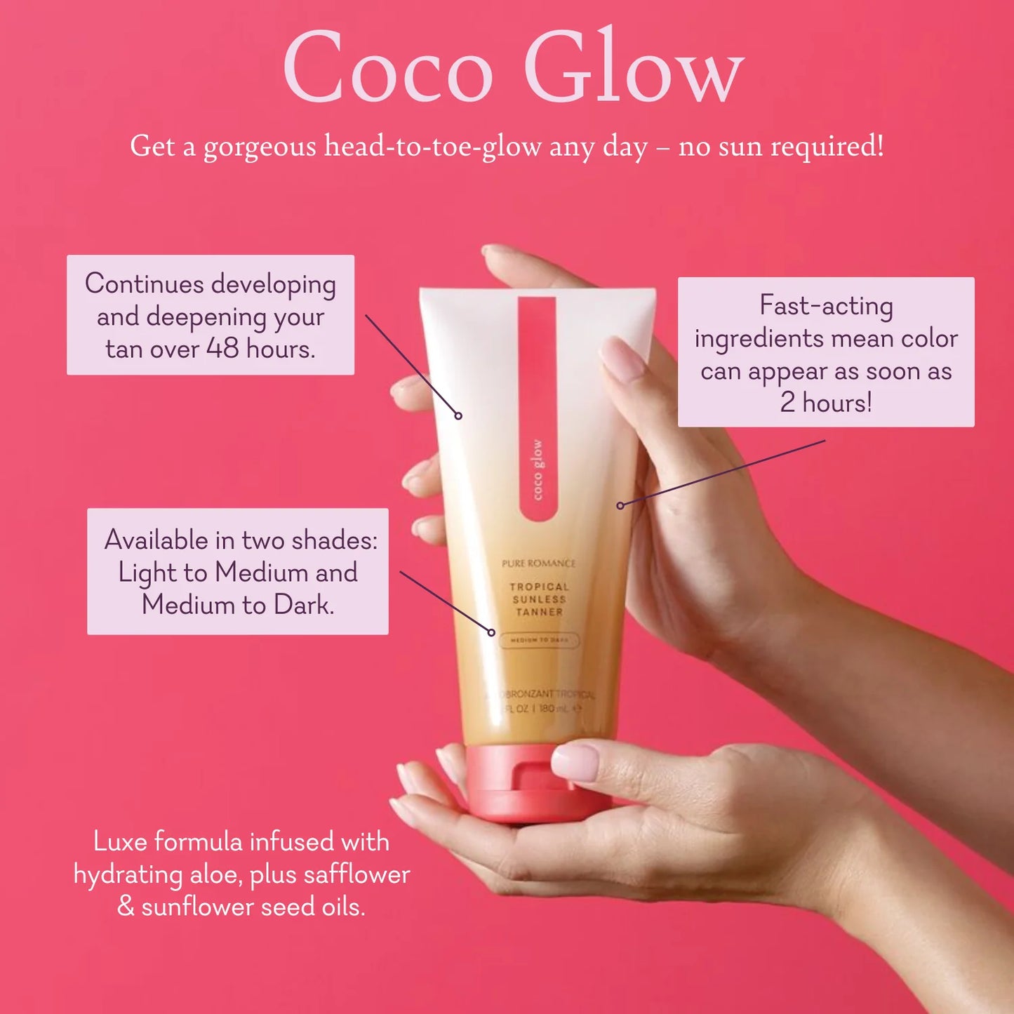 Coco Glow - Light to Medium - IN STOCK - 29 LEFT! - Pure Romance