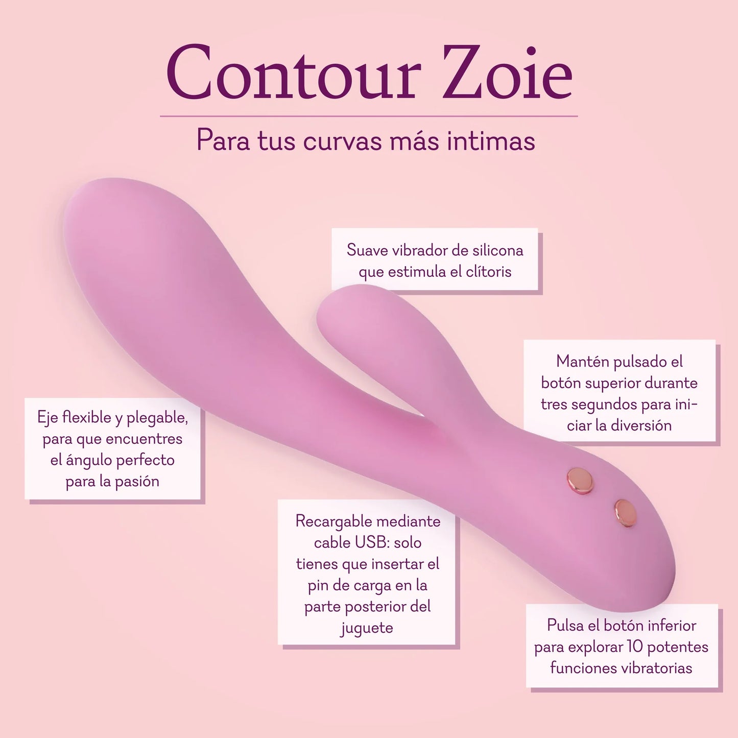 Contour™ Zoie - IN STOCK - 3 LEFT! - Pure Romance