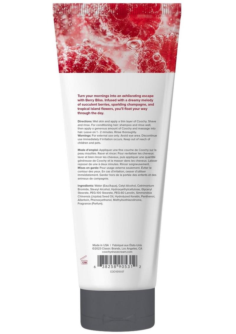 COOCHY Conditioning Shave Cream - 4 Fragrance Options - 7.2 oz