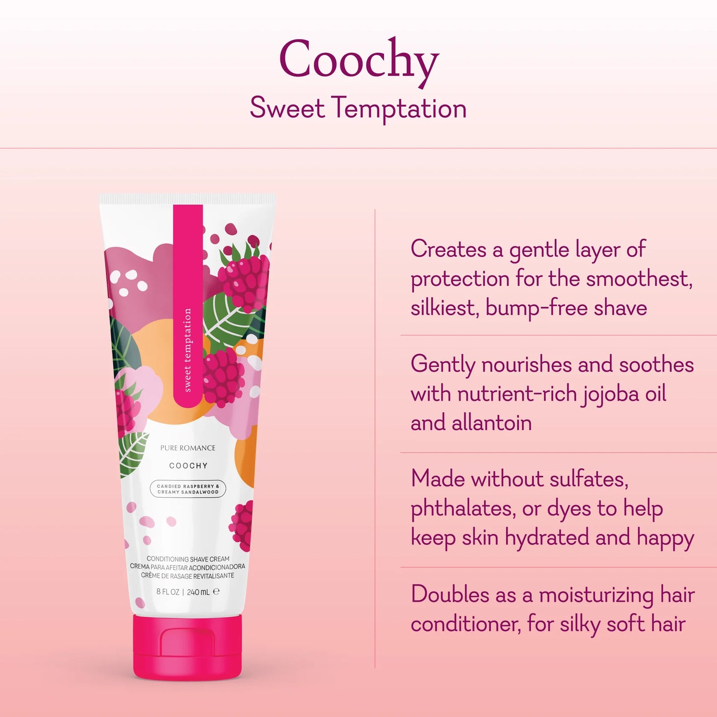 Coochy Vuluxe Shave Cream 4 Pack - Buy 3 get 1 FREE!