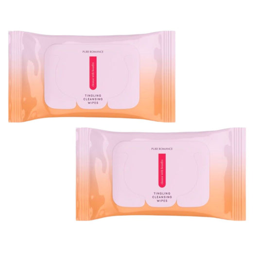 Cleanse with Benefits 2 Pack - Intimate Tingling Wipes