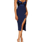 Elegant Eclipse - Chemise Sleep Dress Lingerie Gown - Blue - VALGINA.com