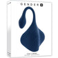 Daily Grind Rechargeable Silicone Grinder Pad Vibrator - Manta Sting Ray - Blue