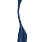 Daily Grind Rechargeable Silicone Grinder Pad Vibrator - Manta Sting Ray - Blue