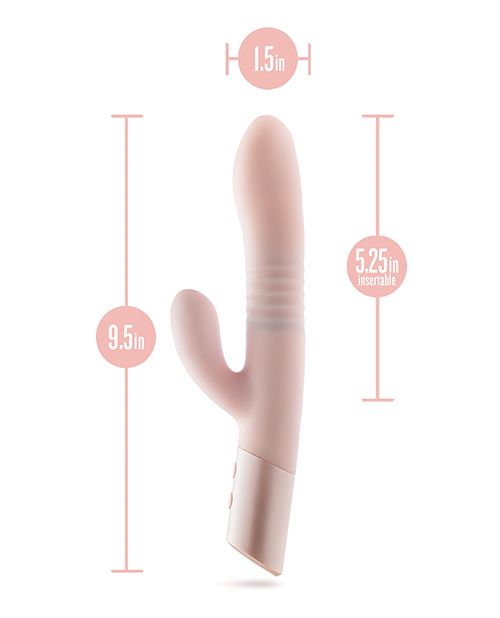 Deep Desire - Real Feel Thrusting Dual Rabbit - Teal or Rose Gold - 16 LEFT!