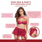 Demi Bra with Skirt OS Pure Romance Sexy Lingerie