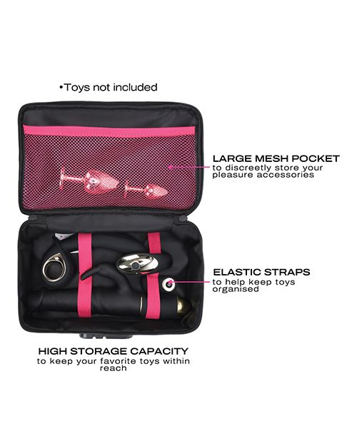 Locking Toy Chest - Gold or Black - VALGINA.com