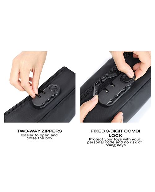 Locking Toy Chest - Gold or Black - VALGINA.com