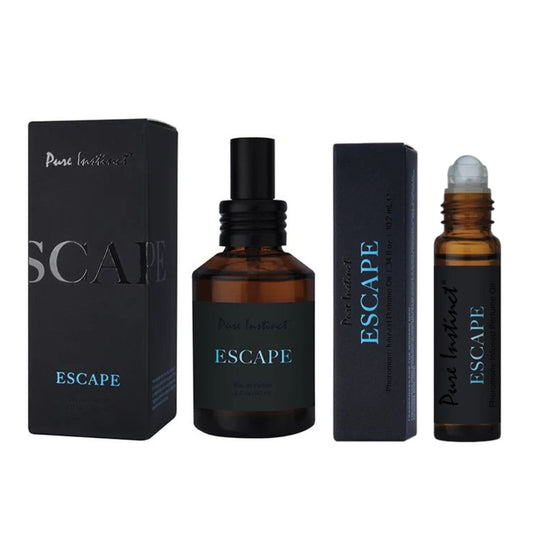 Escape - Mens Pheromone Cologne - .34 oz, 2 oz, or set best selling mens pheromone fragrance of all time www.VALGINA.com 