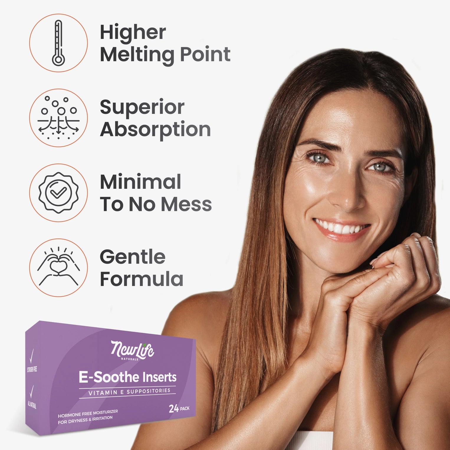 eSoothe hormone free intimate moisture support lifestyle image