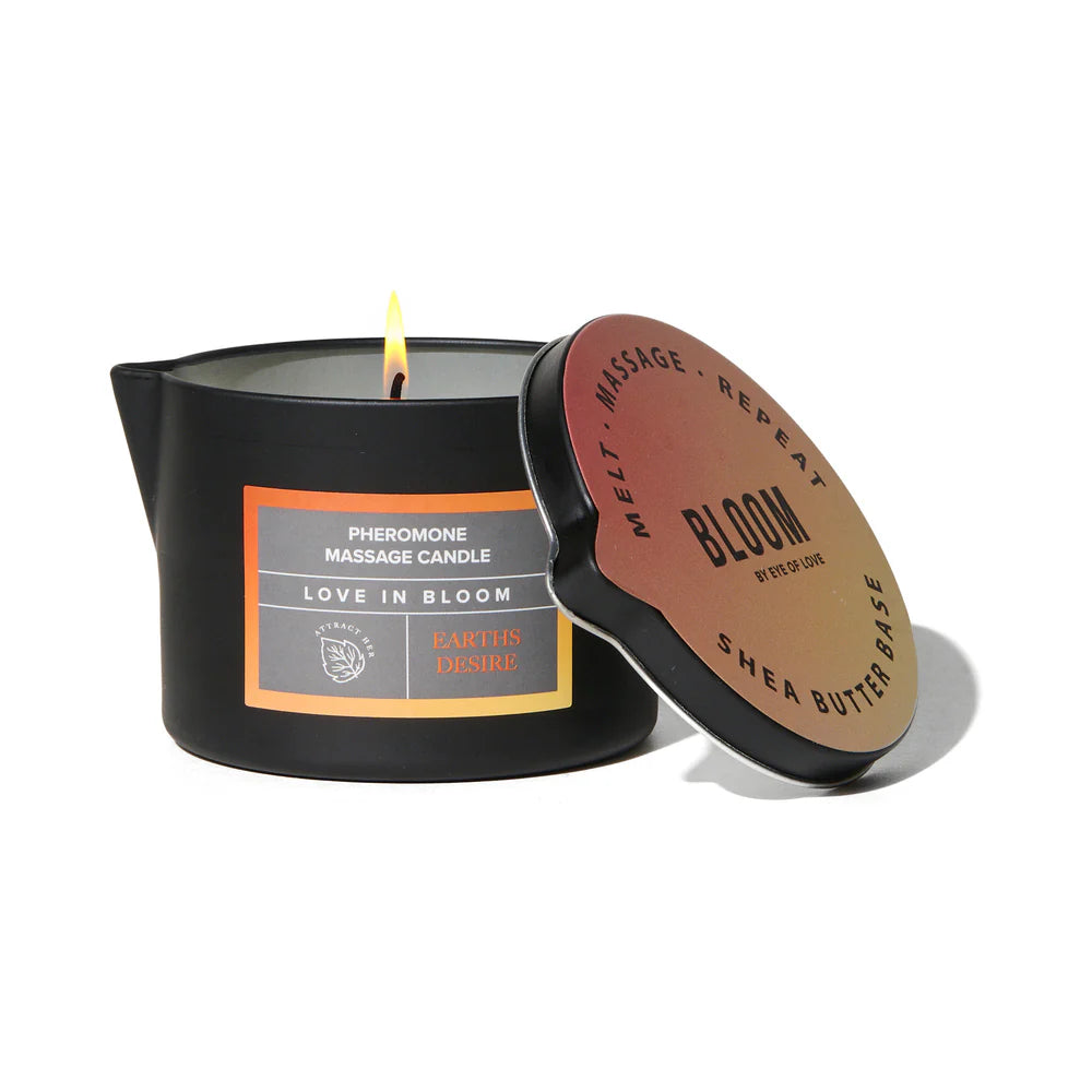Bloom - Earths Desire & Blue Ember - Male Pheromone Colognes, Candles, Room Spray - Eye of Love