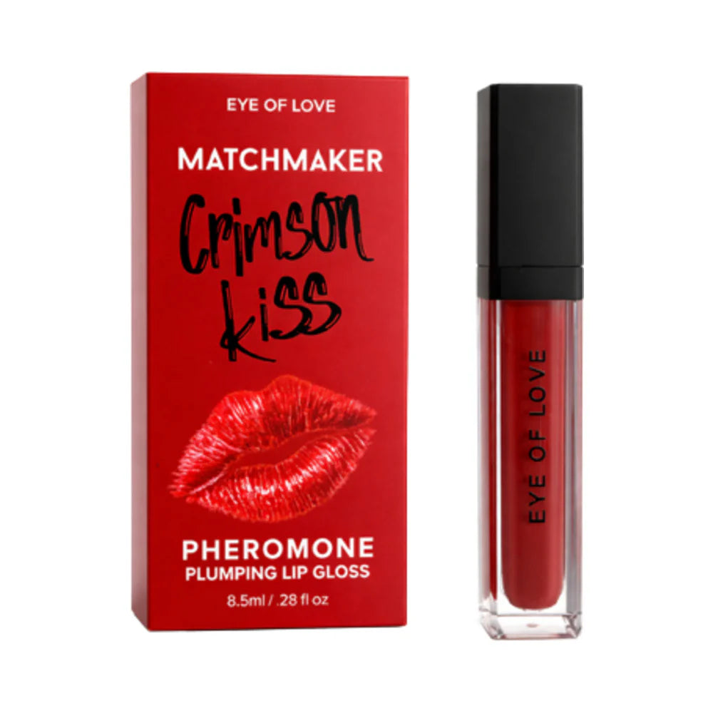 Pheromone Plumping Lip Gloss - Light Up & Mirror - Crimson Kiss or Pink Pulse