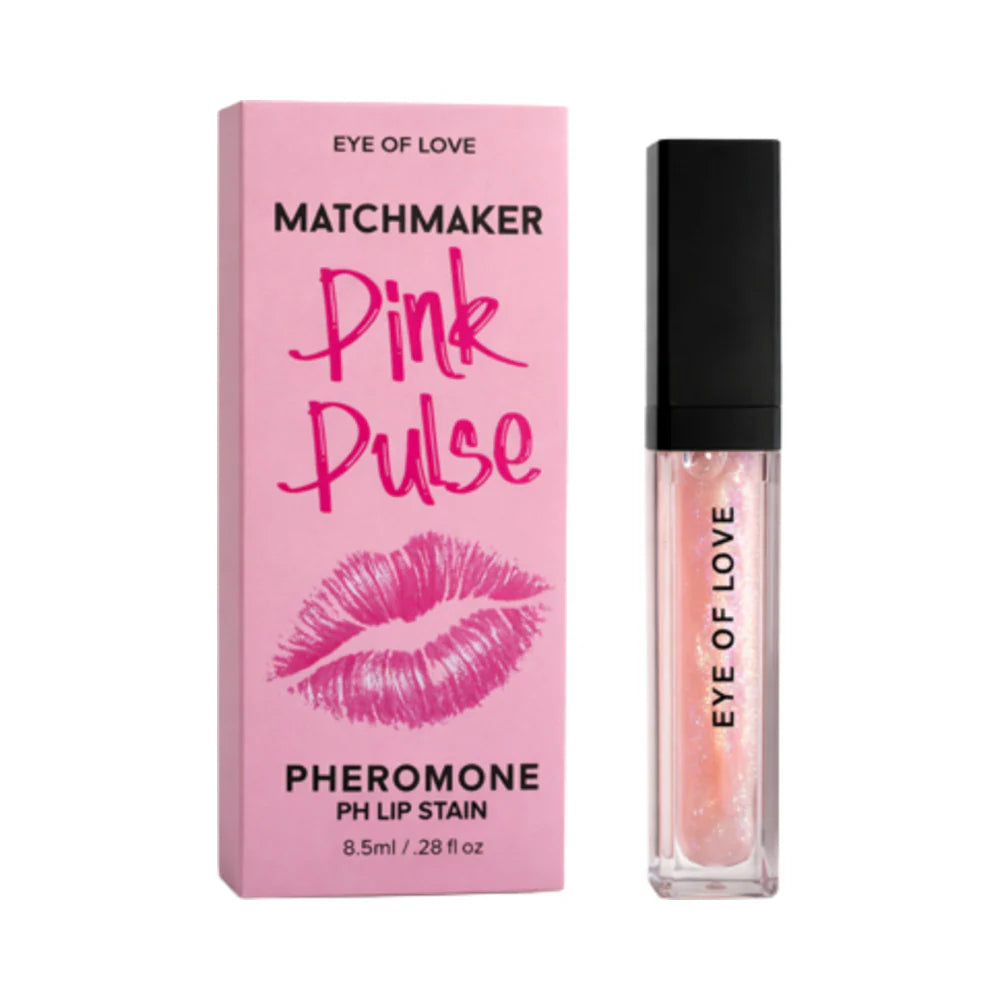 Pheromone Plumping Lip Gloss - Light Up & Mirror - Crimson Kiss or Pink Pulse