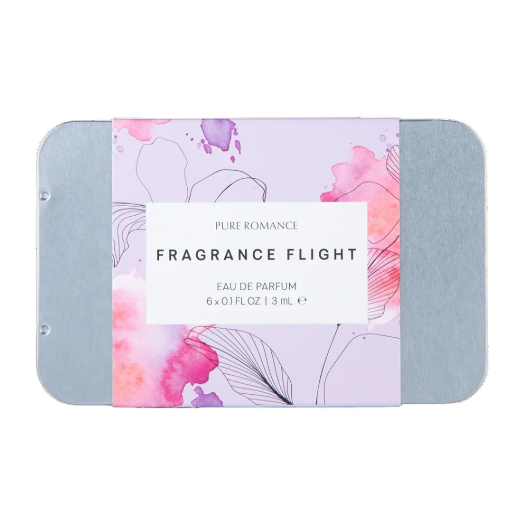 Fragrance Flight - Pheromone Perfumes - IN STOCK - 33 LEFT! - Pure Romance - Flirt, Dirty French, Love Story, Burn For You, Wicked Nights, Summer Crush