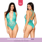Friends With Benefits - Ocean - Blue Green Scalloped Teddy Lingerie - 2 LEFT! - VALGINA.com