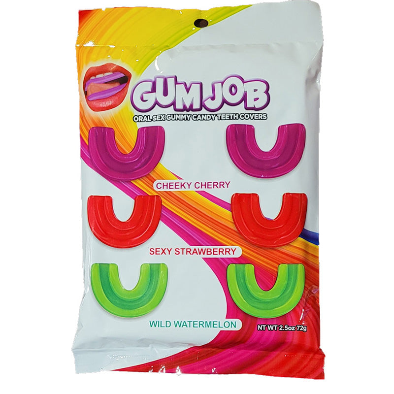 Gum Job Oral Gummy Candy Teeth Covers - Assorted Flavors (6 Pack)