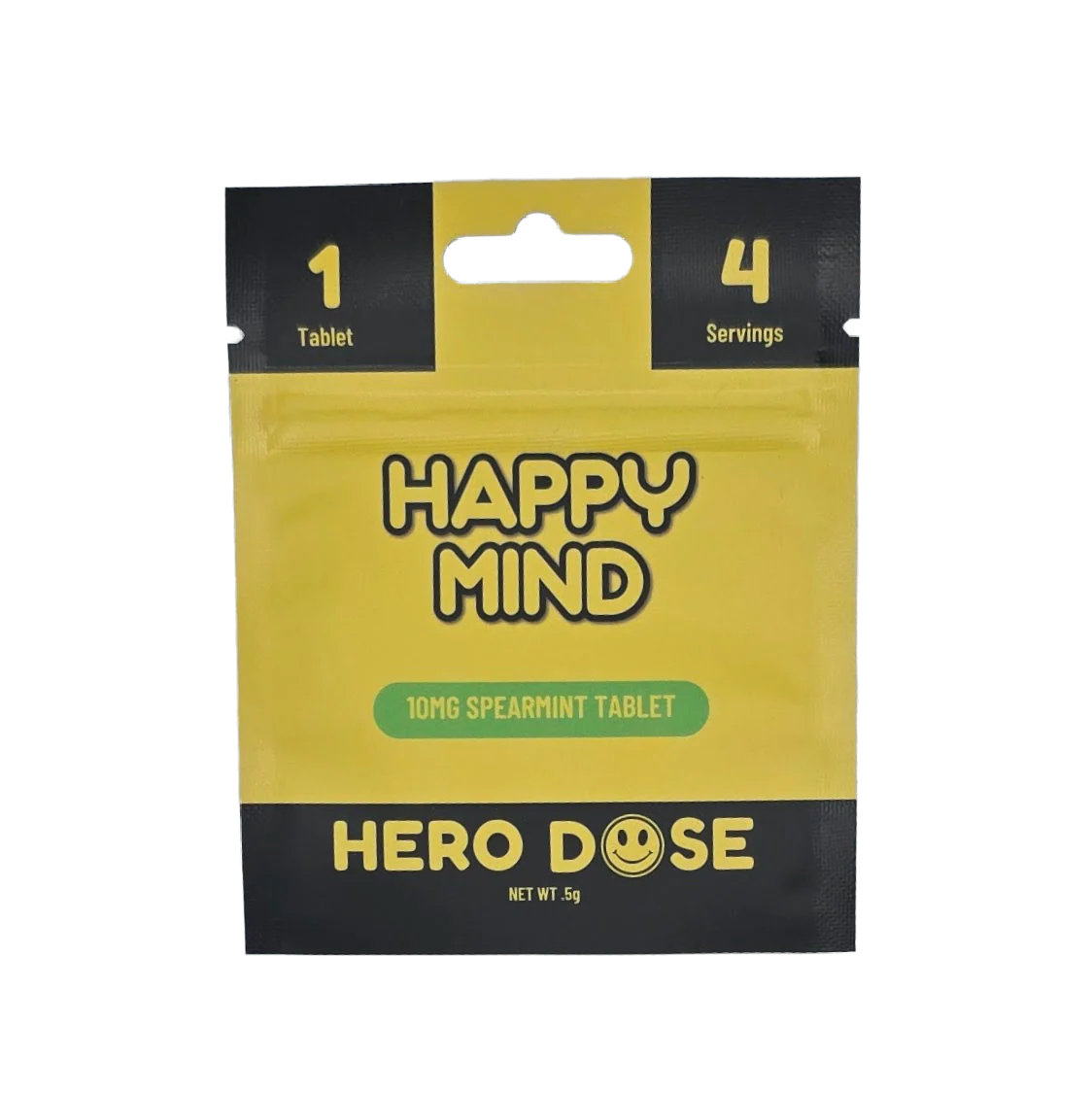 Happy Mind - 10mg Synaptic Surge - Hero Dose - 1ct Spearmint or Blue Razz - VALGINA.com