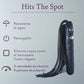 Hits The Spot Flogger Vibrator in stock Pure Romance 50 shades vegan leather spanking www.VALGINA.com 