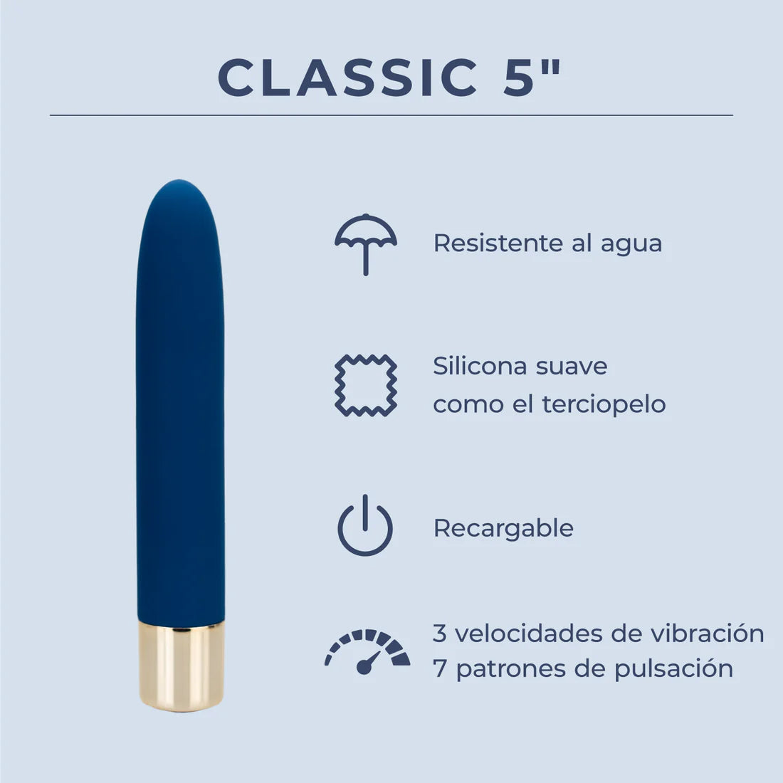 Classic 5” - IN STOCK - 10 LEFT! - Pure Romance