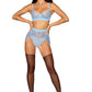 Bluebelle bra, garter belt & G-string lingerie set, VALGINA.com