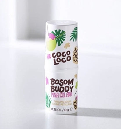Bosom Buddy - 6 Flavors - Pina Colada, Strawberry, Vanilla Cupcake, Berry Blast, Sweet Melon, Dragon Fruit, Nip & Lip Balm by Pure Romance